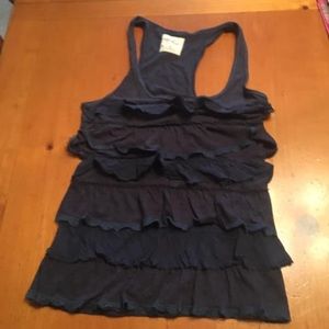 Ruffled tank shirt